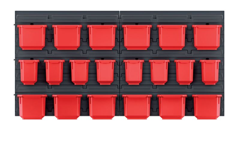 ORDERLINE KOR6 Závesný panel s 20 boxy na náradie ORDERLINE KOR6