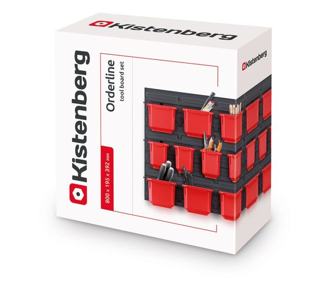 ORDERLINE KOR6 Závesný panel s 20 boxy na náradie ORDERLINE KOR6
